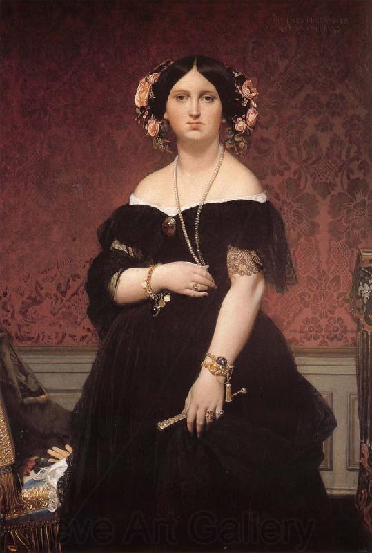 Jean-Auguste Dominique Ingres Portrait of Lady Spain oil painting art